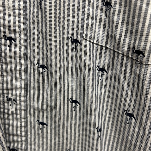 Foundry Flamingo button up - Picture 3 of 5